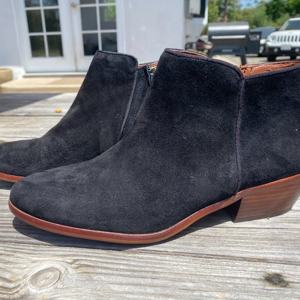 Sam Edelman Petty Leather suede ankle booties